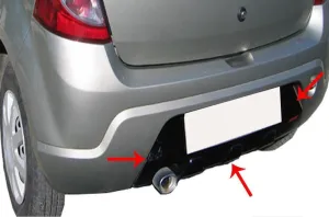 Dacia Sandero 2008-2012 (B90) uyumlu 1 Arka Orta Tampon (Difüzör) Fiber 2007-2012 modelleri Oto Aksesuar Shop'de. Kaliteli malzeme, hızlı kargo ve güvenli