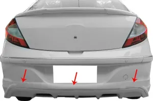 Chery Niche A3/M11 2011-2014 A3 Sedan Arka Tampon Altı Fiber