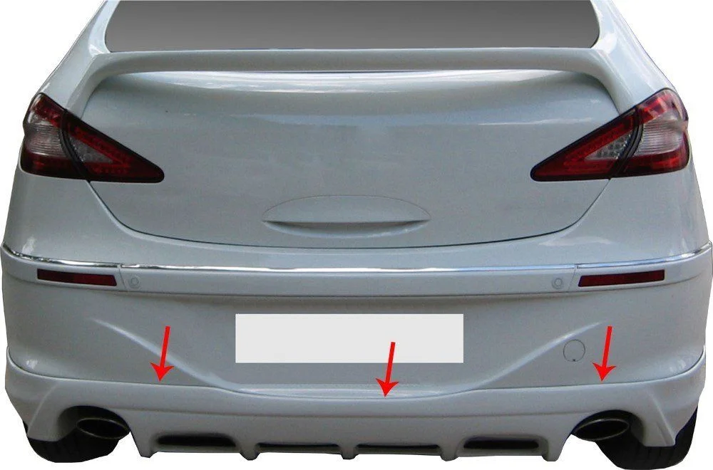 Chery Chance Uyumlu A3 Hatchback Arka Tampon Altı Fiber 2011 Ve Sonrası