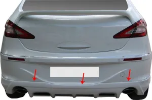 Chery Chance A3/M11 2011-2013 A3 Hatchback Arka Tampon Altı Fiber