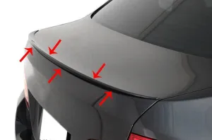 BMW 5 Serisi 2010-2017 (F10) 5 Seri Spoiler Bagaj Gt Fiber