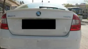 Skoda Rapid Uyumlu Spoiler Sedan