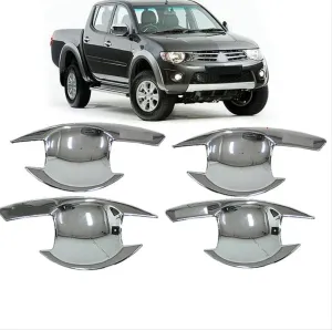 Mitsubishi L200 Uyumlu 2008-2014 İç Kapı Kolu Kaplama Krom thumb 2