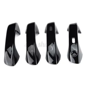 Golf Uyumlu 8 Kapı Kolu Kaplama - Piano Black - Görsel 2