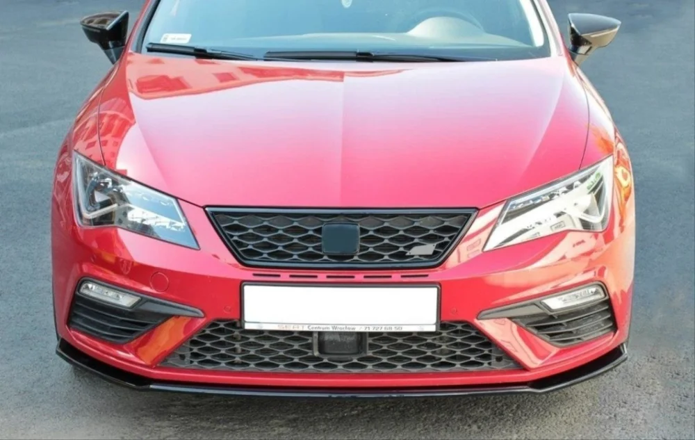 Seat Leon Uyumlu 2018-2020 Fr Ön Tampon Panjur Set(Sis Dahil)