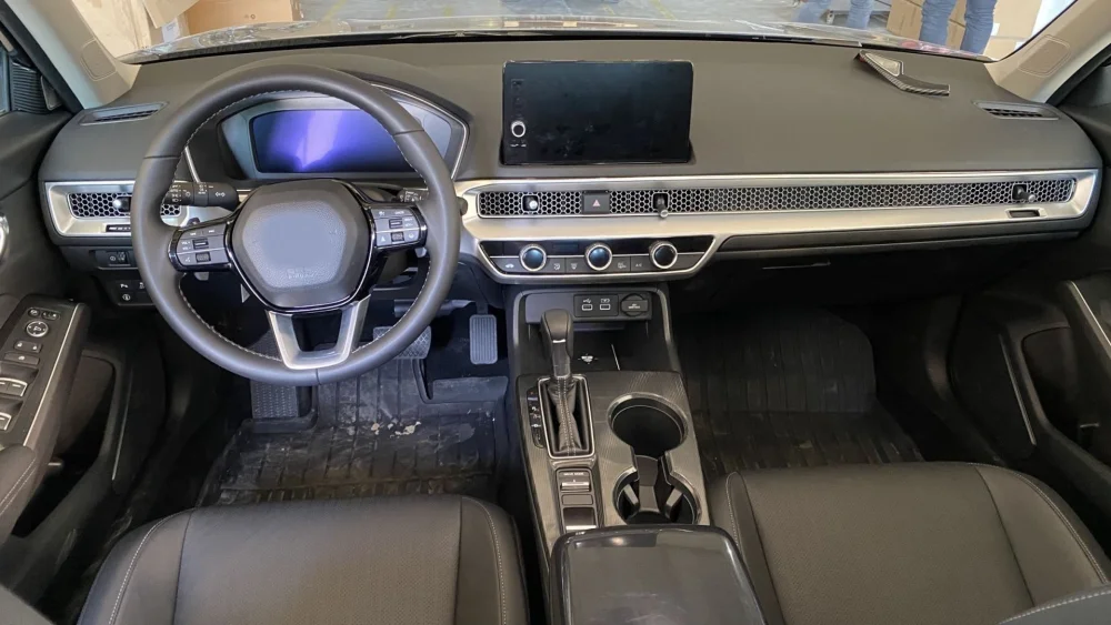Drs Tuning 2022 Civic Uyumlu Göğüslük Kaplama 2 Parça - Silver