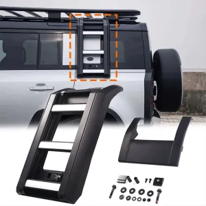 Defender 2020+ Uyumlu Yan Merdiven Parlak SiyahDRS Tuning kalitesiyle tanışın! Özel olarak Land Rover  model araçlar için üretilen bu ürün, otomobilinizin hatla