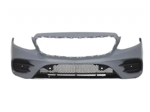 Mercedes W213 Uyumlu E Serisi Oem Amg Set (Ön Arka Tampon, Diamond Panjur, Egzozlar) - Görsel 2