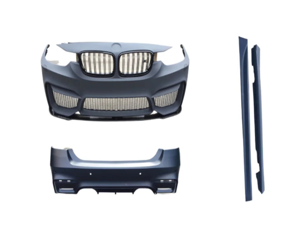 Bmw 3 Uyumlu Serisi F30 43435 M4 Body Kit (Ön-Arka Tampon-Marşpiyel-Panjur-Ön Lip)