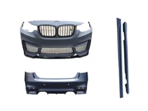 Bmw 3 Uyumlu Serisi F30 43435 M4 Body Kit (Ön-Arka Tampon-Marşpiyel-Panjur-Ön Lip) thumb 1