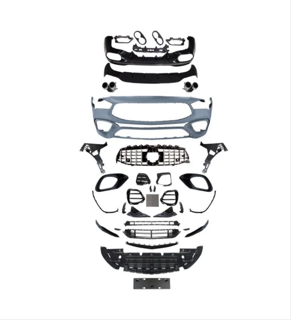W118 Cla Uyumlu 45 Full Body Kit (Ön Tampon , Panjur Difüzör Egzoz)