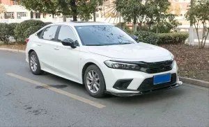 2022 Civic Uyumlu Piano Black Ön Lip (Parlak Siyah-3 Parça) thumb 2