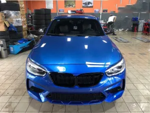 Bmw 1 Uyumlu Serisi F20 Lci M2C Ön Tampon Panjur Seti (2015-2018) - Görsel 4