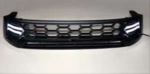 Toyota Hilux Uyumlu Revo 2016+ Ledli Panjur - Siyah - Görsel 3