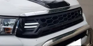 Toyota Hilux Uyumlu Revo 2016+ Ledli Panjur - Siyah - Görsel 4