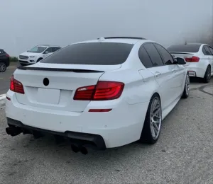 Bmw 5 Uyumlu Serisi F10 2010-2016 M4 Spoiler - Piano Black (Parlak Siyah) thumb 3