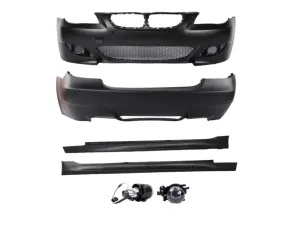 BMW 5 Serisi 2003-2010 (E60) E60 IÇIN UYUMLU M5 GÖRÜNÜM BODY KIT (Ön - Arka Tampon -Marspiyel -Sis) - Görsel 2