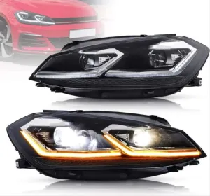 Volkswagen Golf Uyumlu 45419 J Far Silver Full LED thumb 2