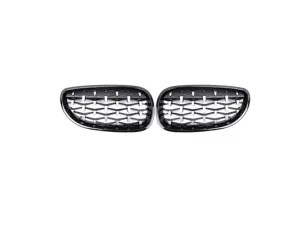 Drs Tuning Bmw 5 Uyumlu Serisi E60 2004-2009 Diamond Panjur(Böbrek) Piano Black Çerçeve