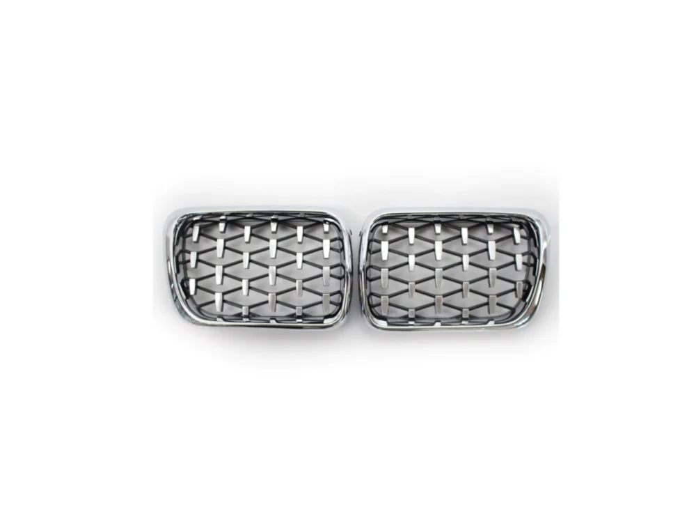 Bmw 3 Uyumlu Serisi 1997-1999 E36 Diamond Panjur (Böbrek) Krom Çerçeve