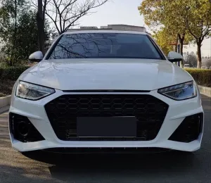 Audi A4 Uyumlu 2019-2021 Rs4 Ön Tampon Panjur Seti - Görsel 4