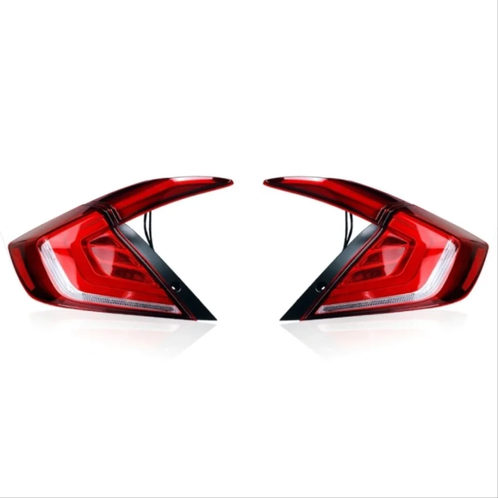 Honda Civic Uyumlu Fc5 2016-2021 Hareketli LED Stop Kırmızı