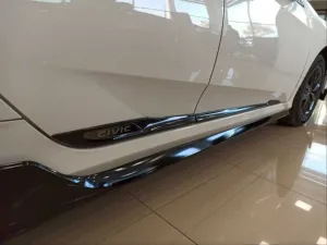 Honda Civic Uyumlu Fc5 2016-2020 Yan Kapı Çıta Kaplama Civic Yazılı - Siyah PrmDRS Tuning kalitesiyle tanışın! Özel olarak Honda  model araçlar için üretilen bu