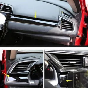 Honda Civic Uyumlu Fc5 Göğüslük Kaplama 3 Parça - Piano Black
DRS Tuning kalitesiyle tanışın! Özel olarak Honda  model araçlar için üretilen bu ürün, otomobilin