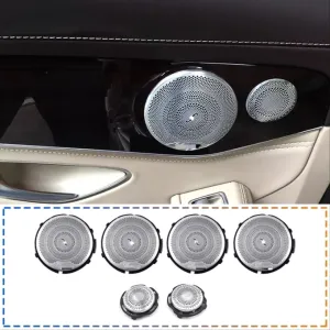 Mercedes W205 & W213 Burmester 6 Parça Hoparlör Kapağı (Geçme Uyumlu Model) - Görsel 2