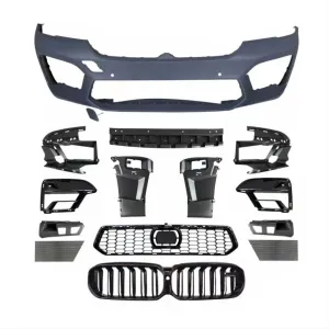 Bmw 5 Uyumlu Serisi G30 2021+ Lci M5 Body Kit + Panjur thumb 2
