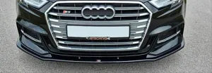 Audi A3 Uyumlu 2016-2020 S3 Ön Tampon Panjur Seti (Sedan) thumb 2