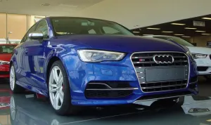 Audi A3 Uyumlu 2013-2016 S3 Ön Tampon Panjur Seti (Sedan) (Sis Yuvalı Model) thumb 2