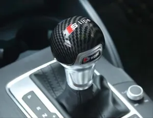 Audi A3 Uyumlu 2013-2016 Vites Topuzu Kaplama S Line - Görsel 2
