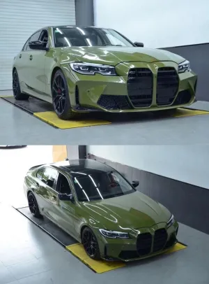 Bmw 3 Uyumlu Serisi 2019+ (G20) M3 Ön Tampon Panjur Seti - Görsel 3