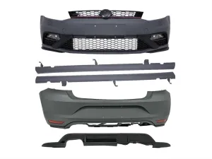 Volkswagen Polo Uyumlu 6R/6C (2010-2017) Kasa İçin Makyajlı Gti Body Kit - Görsel 2