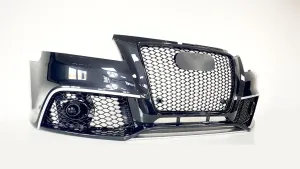 A3 2009-2012 HATCHBACK IÇIN UYUMLU RS3 ÖN TAMPON PANJUR SETI - (8P MAKYAJLI KASA) - Görsel 2