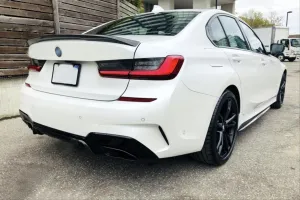 Drs Tuning Bmw 3 Uyumlu Serisi G20 2019+ Difüzör 3.40İ Ve Siyah Egzoz Seti ( M-Sport) - Görsel 3