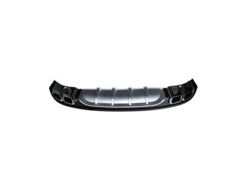 Hyundai Elantra Uyumlu 2016-2018 4 Egzoz Silver Difüzör