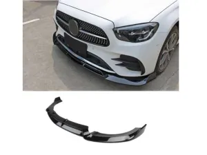 Mercedes-Benz W213(2020-2023) Uyumlu E Serisi Custom Ön Lıp - Piano Black (Parlak Siyah) - Görsel 2