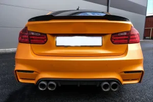 Bmw 3 Uyumlu Serisi (2012-2018) F30 M4 Spoiler - Piano Black thumb 3