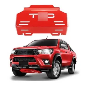 Toyota Hilux Uyumlu Revo ( 2016-2019) Trd Tampon Alt Koruma (Kırmızı) - Görsel 3