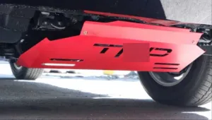 Toyota Hilux Uyumlu Revo ( 2016-2019) Trd Tampon Alt Koruma (Kırmızı) - Görsel 4