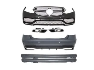 Mercedes W212 Uyumlu Full Body Kit-Makyajsız Kasayı Makyajlı E63E Çevirme(Far-Stop-Kaput Ve Çamurluk Dahil) thumb 2
