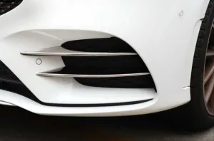 Mercedes A Uyumlu Serisi 2019+ Ön Tampon Bıçakları - 4 Parça - Krom - Görsel 2