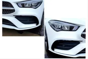 Mercedes W118 Uyumlu Cla 2020+ Ön Tampon Yan Bıçakları - 2 Parça - Görsel 2