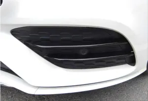 Mercedes W118 Uyumlu Cla 2020+ Ön Tampon Bıçakları - 4 Parça - Görsel 2