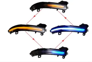Bmw Dinamik Uyumlu LED Ayna Sinyali Mavi Selamlama (F20-F30-F32-F36-F22-E84) thumb 2