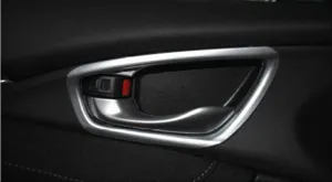 Honda Civic Uyumlu Fc5 2016-2020 İç Kapı Kolu Çerçevesi Silver İnce - Görsel 2
