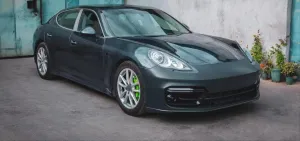 Porsche Panamera Uyumlu 2011-2013 Facelift 2017+ Yükseltme Ön Tampon Set thumb 2