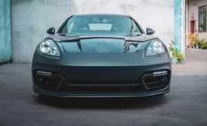 Porsche Panamera Uyumlu 2011-2013 Facelift 2017+ Yükseltme Ön Tampon Set thumb 4